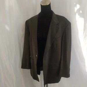 Alfani Men's Grey Brown Suit Blazer and Pants Included Size 33